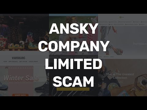 Ansky Company Limited Scam Network » Fake Website Buster