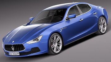 3D Model Maserati Ghibli 2014 at 3DExport.com