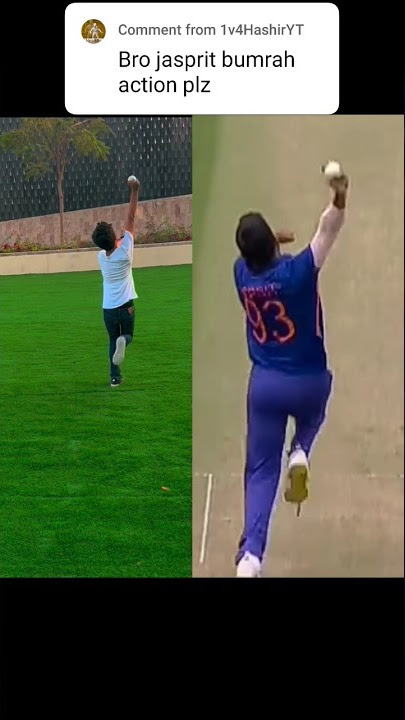 Jasprit Bumrah Bowling Copy 🔥😎 || #shorts #youtubeshorts #shortsfeed #cricket