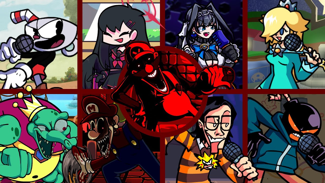 Paranoia But Every Turn A Different Character Is Used (Friday Night Funkin')