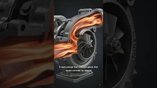 Why Do Cars Use Turbochargers? #automotiveengineering #howitworks #turbocharger #viralvideo