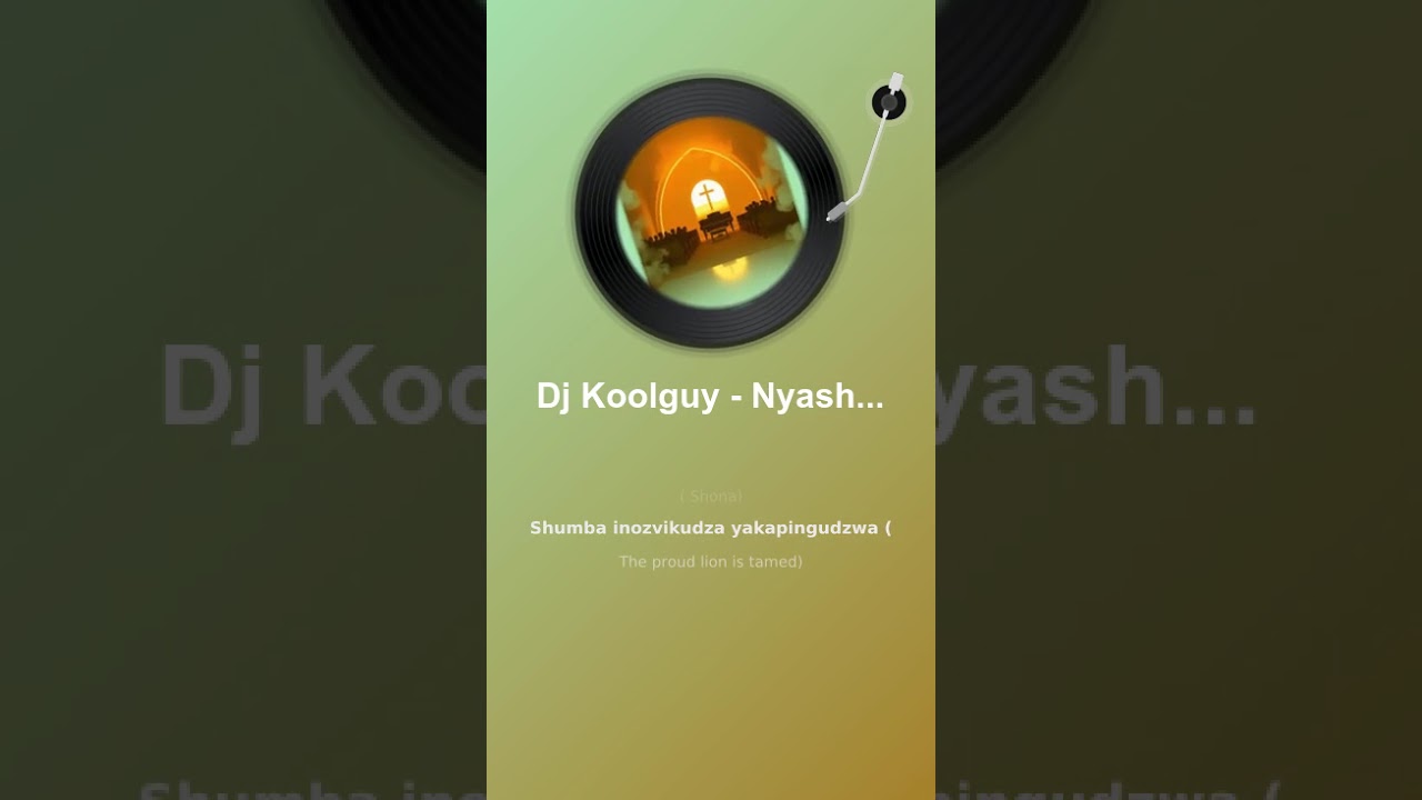 Dj Koolguy - Nyasha Dzakadururwa (Grace Was Poured) (Official Audio)