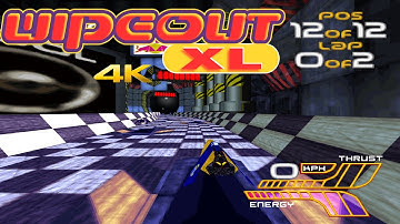 DuckStation 0.1-2862 | Wipeout XL 4K UHD | PS1 Emulator Gameplay
