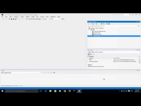 Creating a New C++ Project in Visual Studio