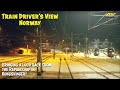 4K CAB VIEW: Evening Locomotive Transfer from Kongsvinger - City Lights & night time scenery thumbnail