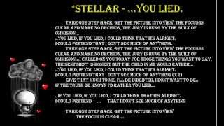 Video thumbnail of "Stellar - You lied (complete)"