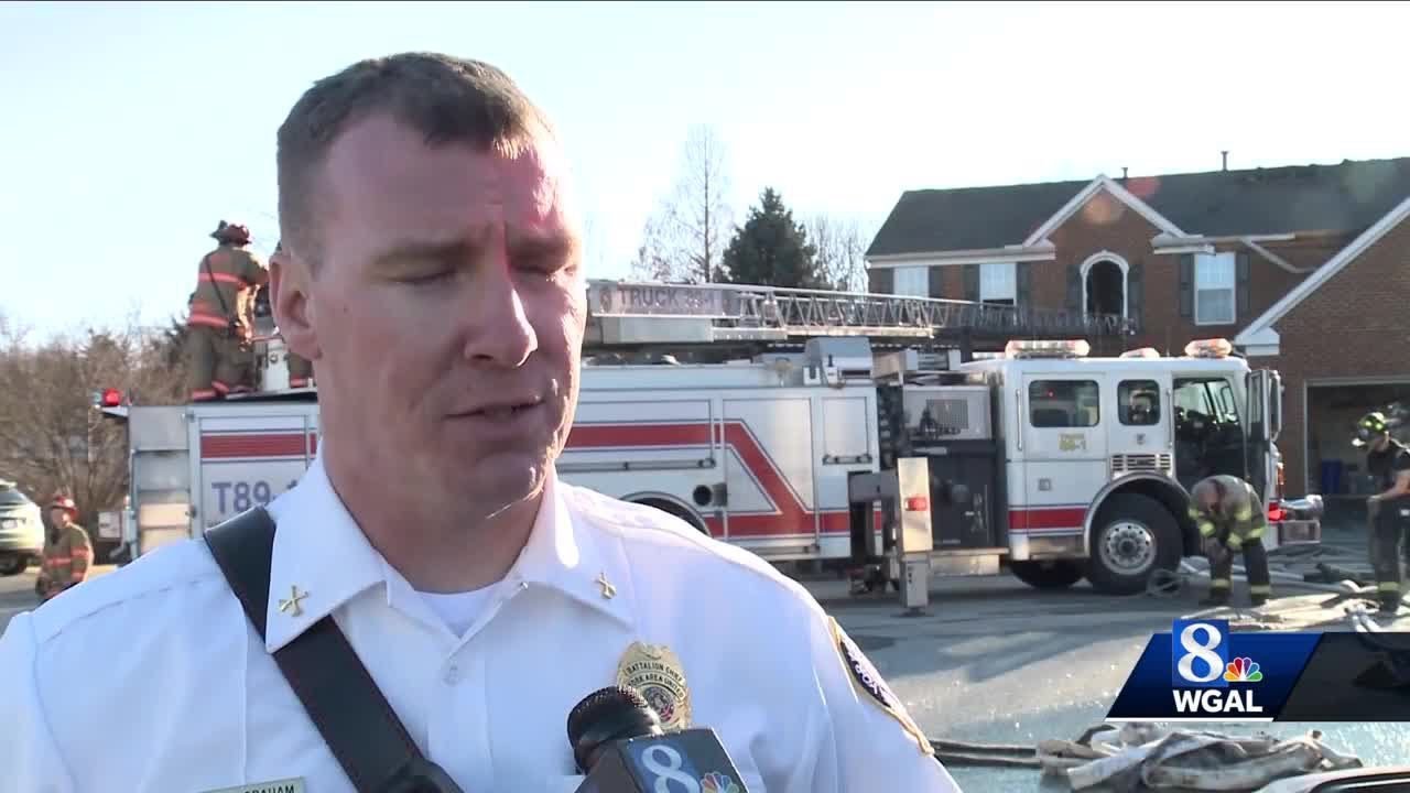 House fire under investigation in York County - YouTube