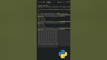 Create an Identity matrix in python using numpy