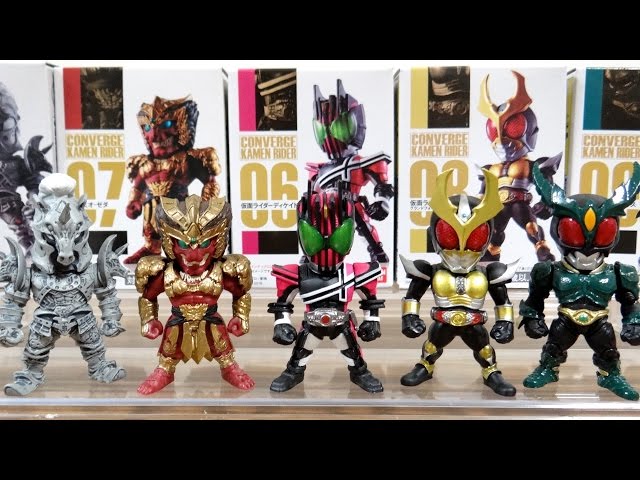 BOX箱買いレビュー！1個500円 コンバージ仮面ライダー2 全5種＋