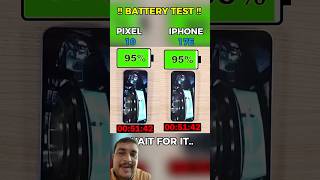 Google Pixel vs iPhone 🔋 Battery Tes #shorts