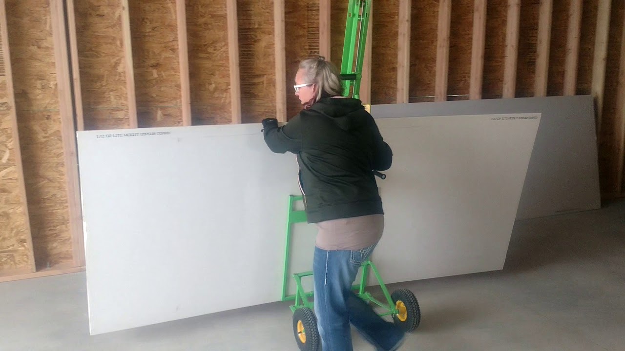 HangPro Drywall Lift Transporting Lifting Adjusting Holding top panel