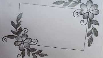 Border design for project || front page border design project work‎⁨ #art #drawing #artandcraft 