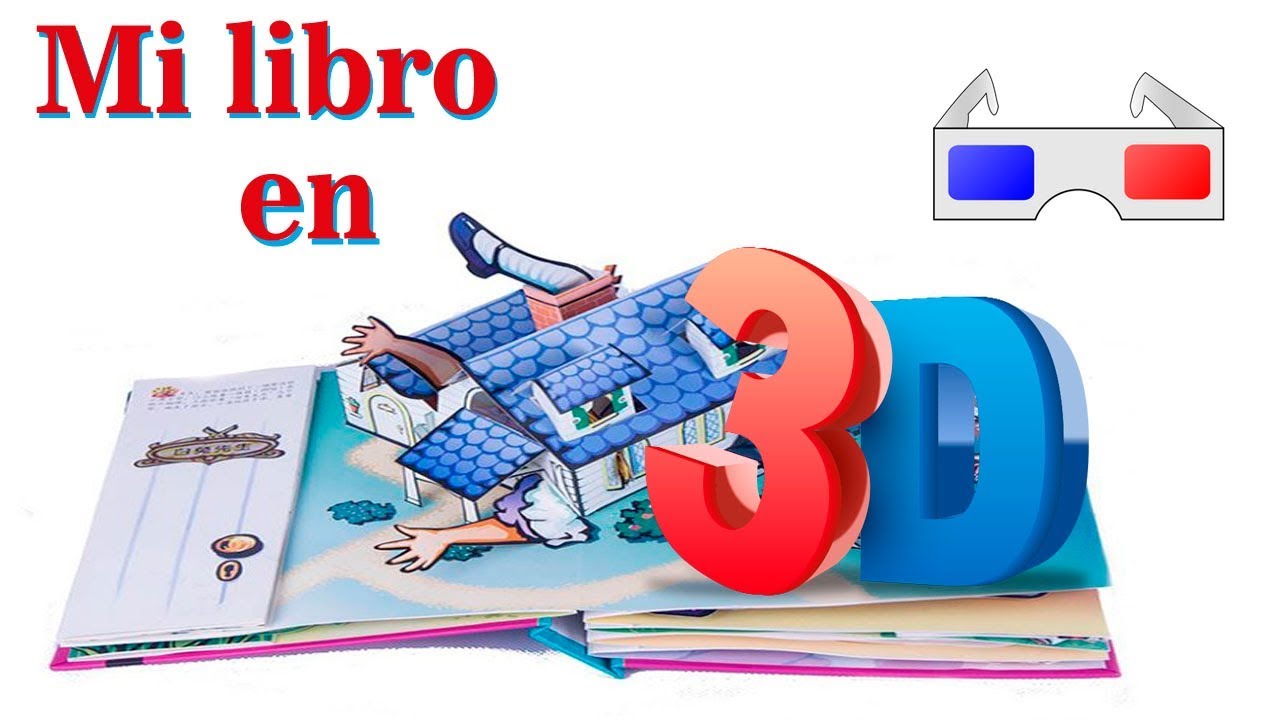 COMO HACER UN LIBRO EN 3D - YouTube