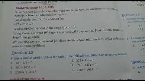 Class 3 - Maths - Chapter 2 , Part 3