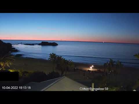 Fire dancers on Clifton beach right now. jump onto the live stream before its over