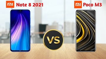 Xiaomi Note 8 2021 vs Poco M3 || Phone comparison