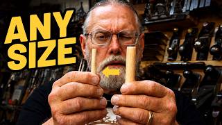 Make Any Size Dowel Without a Lathe (40+ years experience)