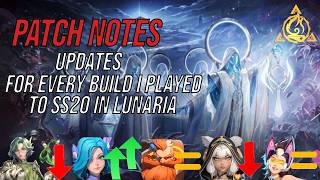 [Torchlight Infinite: Afterlight] Patch note updates for every build I played to SS20 in Lunaria