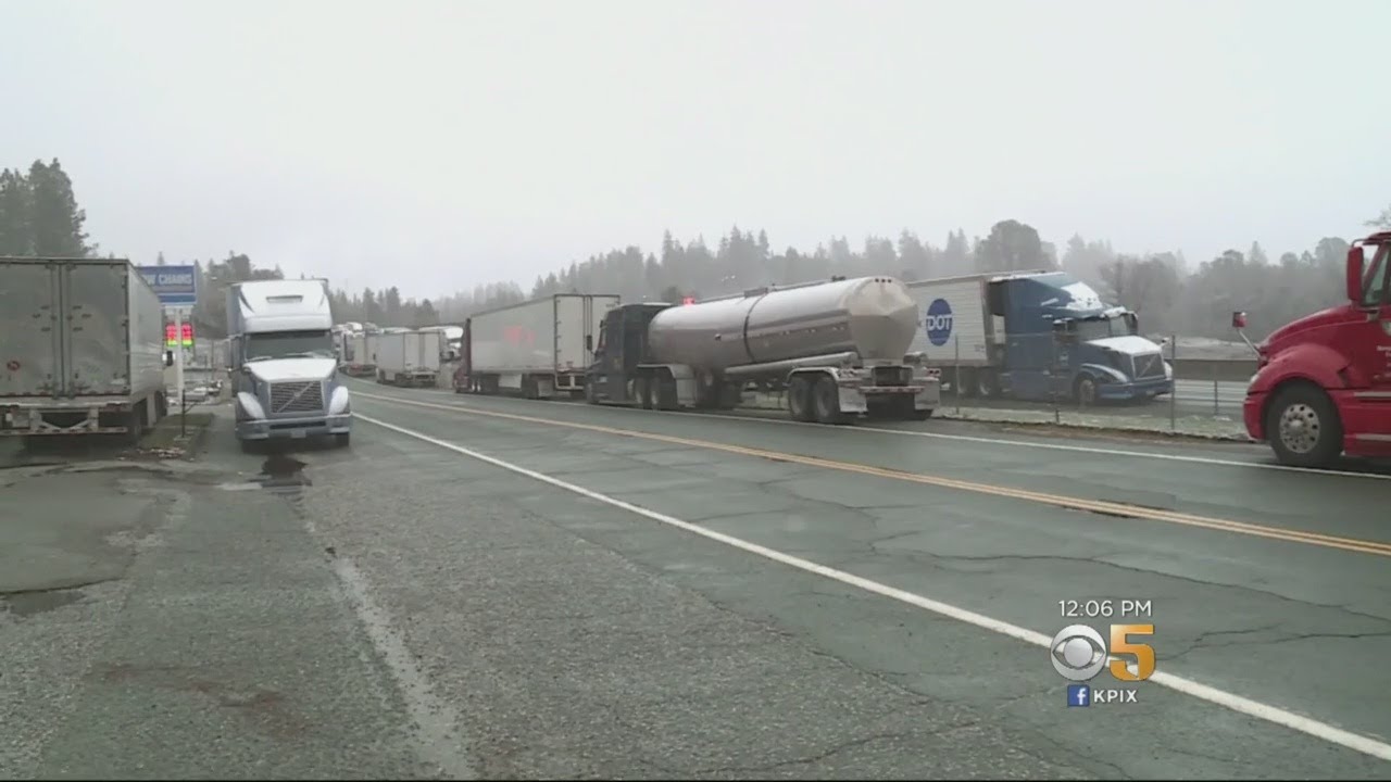 Interstate 80 Reopens After Snow Storm Shuts Down Both Directions - YouTube