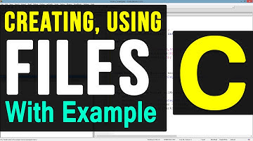 File Handling in C Programming Language Video Tutorial