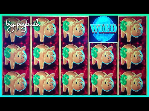 INCREDIBLE Brand New Slot Machine! Let's Get ALL the Pigs!