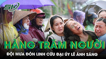 Nghẹn Lòng Hàng Trăm Người Dân Đội Mưa Đón Linh Cữu Chiến Sĩ Hy Sinh Tại Đèo Bảo Lộc | SKĐS