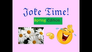 Joke Time Spring Edition 3 with Ms. Winckler (3:00)