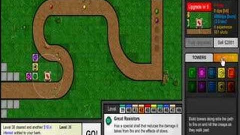 Flash Element Tower Defense 2 - Map1