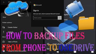 How to Backup Files From Phone to OneDrive