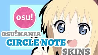 GREAT 16 osu!mania CIRCLE NOTE SKINS I recommend... [download] [osu!mania skin 2020]