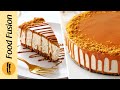 Lotus Cream Cheese Cake - No Bake Recipe By Food Fusion