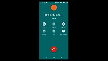 Doogee S40 Lite Incoming Call (Screen Video)