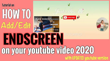 How to Add/Edit END SCREEN on YOUTUBE VIDEO with the Updated Youtube Version 2020 | Using Phone/iPad