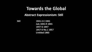 A history of modern art in 73 lectures: lecture 58 (Abstract Expressionism)