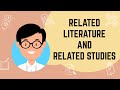 Related Literature and Related Studies | English &amp; Tagalog | Research Made Easy | JC Archives