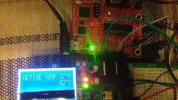 TI Launchpad Temperature Display