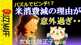 おにぎりを買っても米離れ!?。やさしいアニメで統計が分かる「衣食住院正子の部屋第17回」暗記力では解けない問題を＃ゆっくり解説