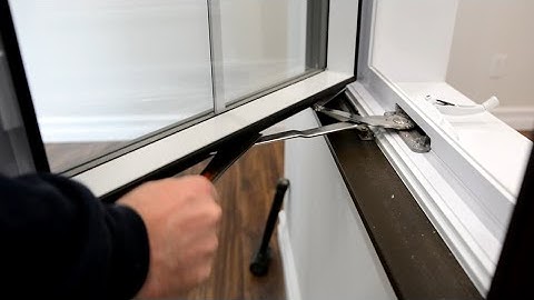 Removing & Installing an Operating Sash on Casement Window