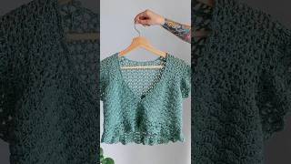 Beautiful Stylish Latest Crochet Top Adjustable Flouncy Lace Intermediate Crochet Tee Pattern