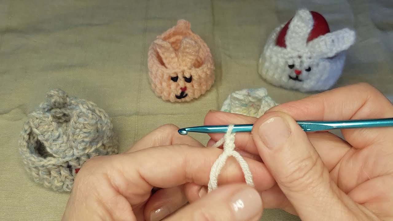 Πλέξιμο με βελονάκι Κουνελάκι - Knitting with crochet Easter Bunny