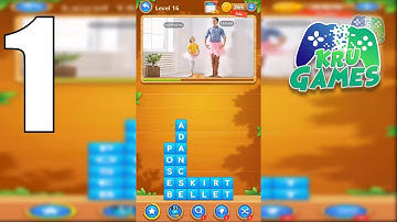 Word Swipe Pic Gameplay Walkthrough #1 Level 1 ~ 16 (Android, IOS)