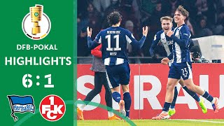 16-Year-Old Starboy Scores Hertha Bsc Vs 1.Fc Kaiserslautern 6-1 Dfb-Pokal Round Of 16