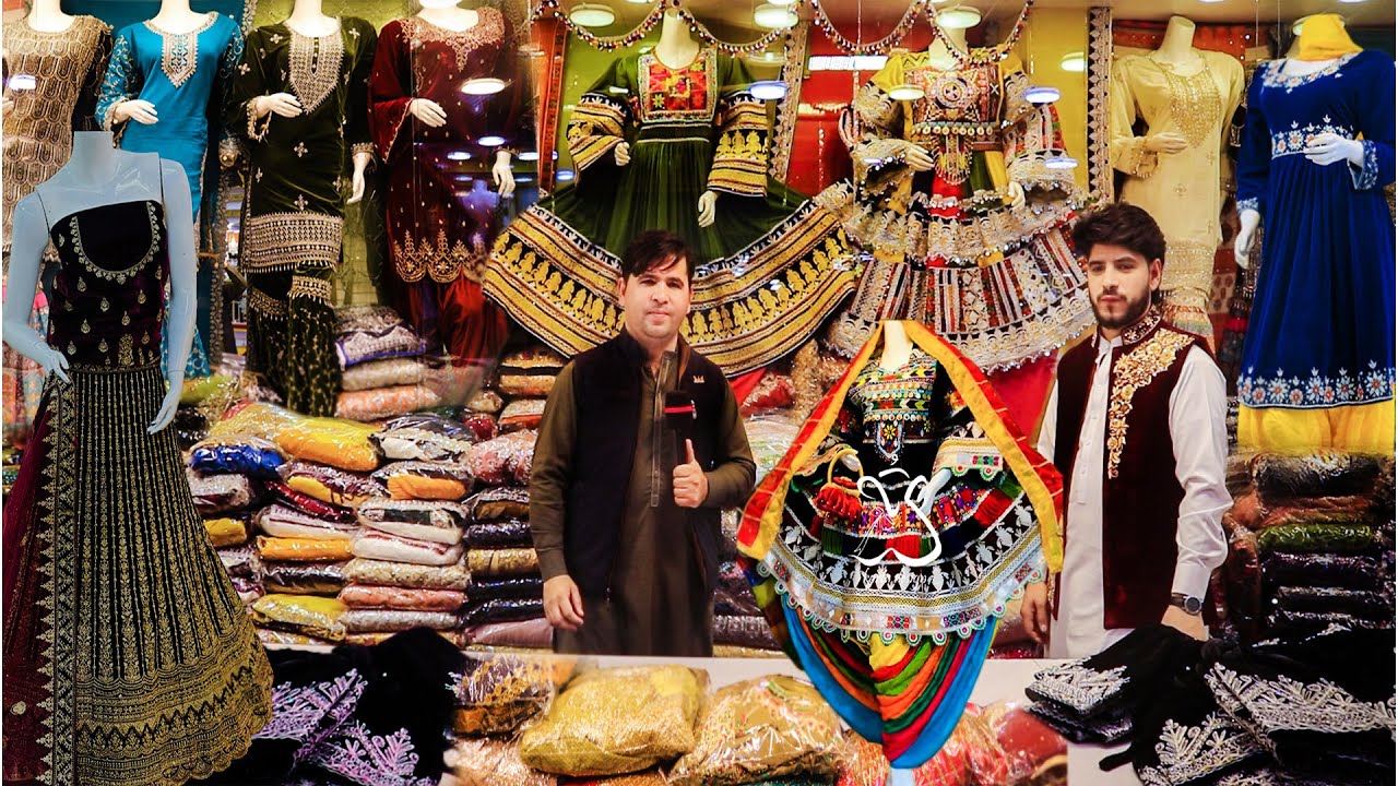 Indian,Punjabi & Afghan cloths in Jalalabad city | Biggest Mall |ګنډې افغانې، پنجابی، هندې
