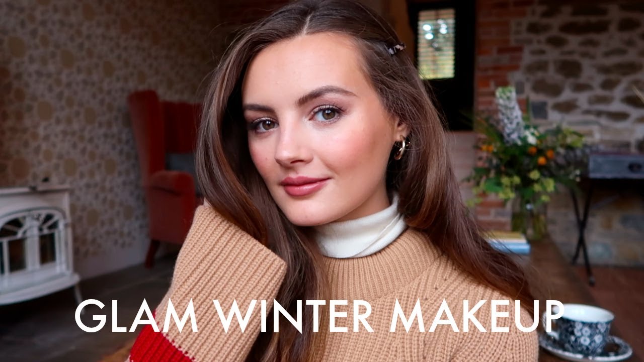 Гламурный зимний макияж