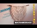 Macrame wall hanging Tutorial | Easy DIY for Macrame Beginners