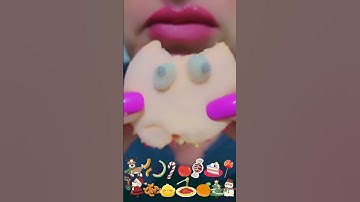 asmr CHALLENGE Marshmallow eating sounds #asmr #shorts #mukbang