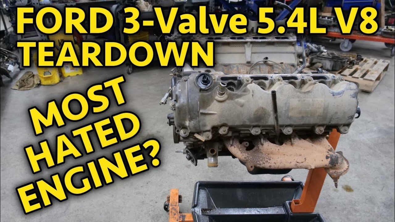 Bad Ford 5.4 3-valve V8 Engine Teardown. Which of The MANY Possible  Failures Took This One Out? - YouTube