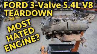 Bad Ford 5.4 3valve V8 Engine Teardown. Which of The MANY Possible Failures Took This One Out?