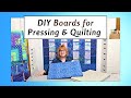 You Asked — I Listened! DIY Pressing Boards + Big Board for Quilting