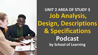 Job Analysis vs. Job Design (U2 AOS3) News